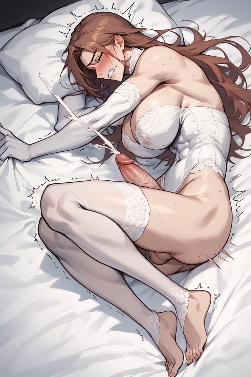 Large Breast, Bouncing Breast, Face Visible Hentai IA