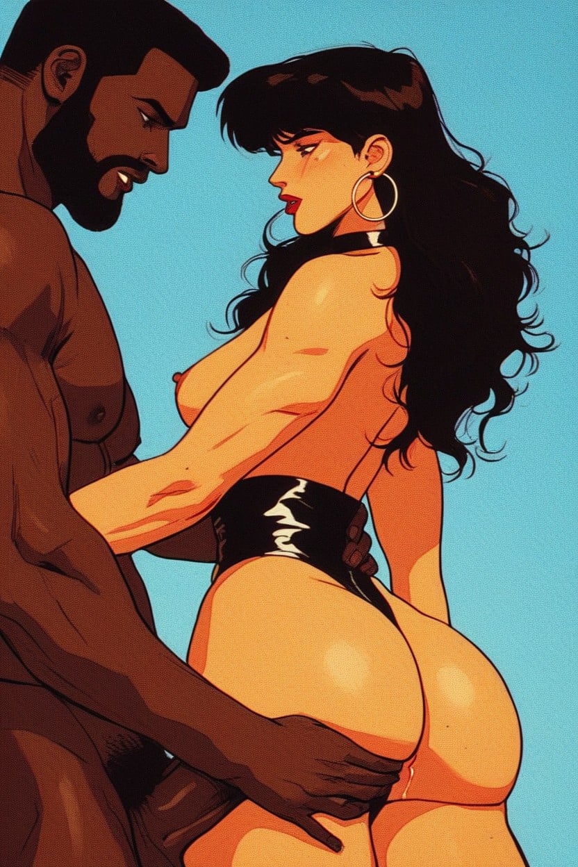 She Has Wavy Hair, 18+, He Is Fucking Her AI Porn