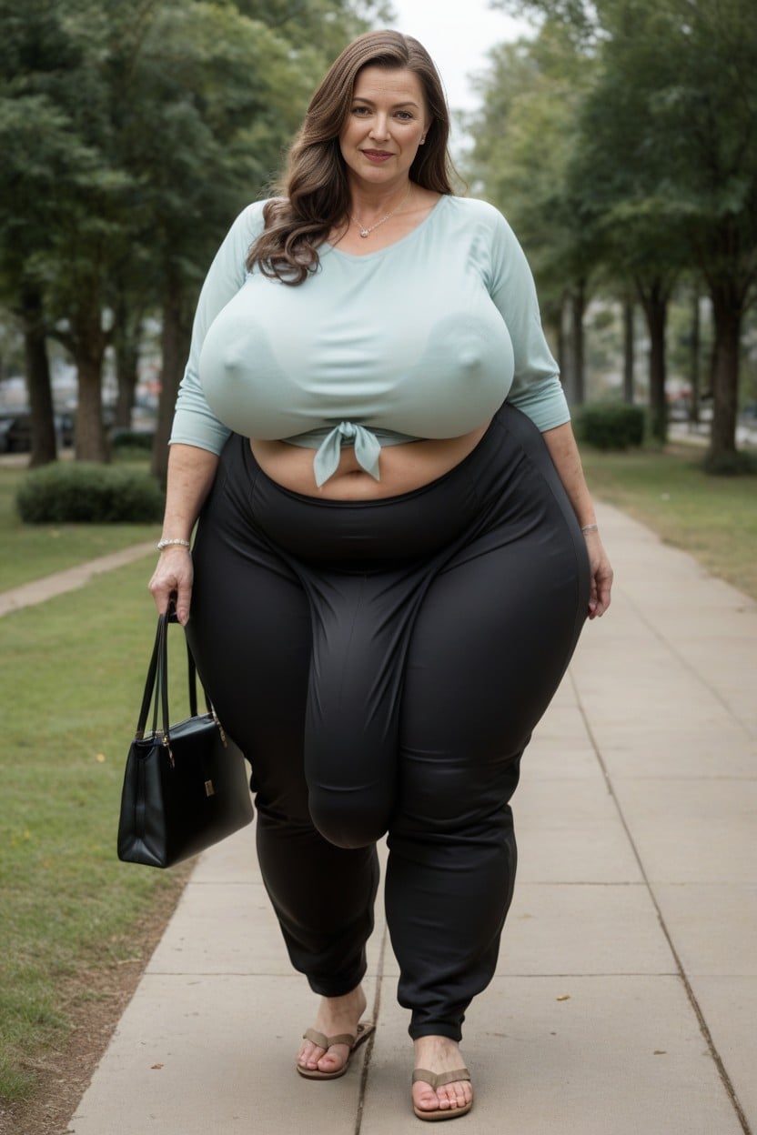Big Belly, Hairy Feet Hairy Ankles Hairy Bushy Thighs Like A Sasquatch, Mature Wrinkled Face AI Porn