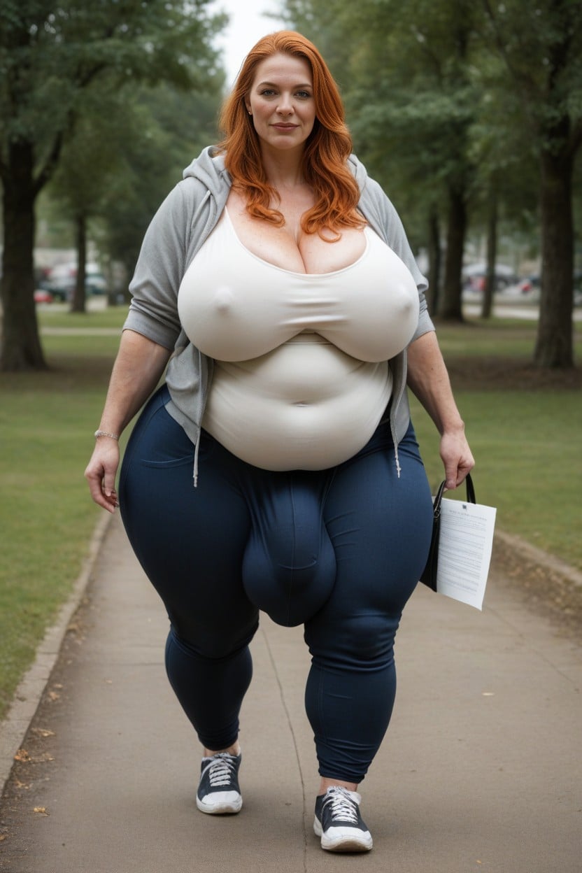 Ssbbw, Extremely Large Ass, Detailed Bulge AI Porn