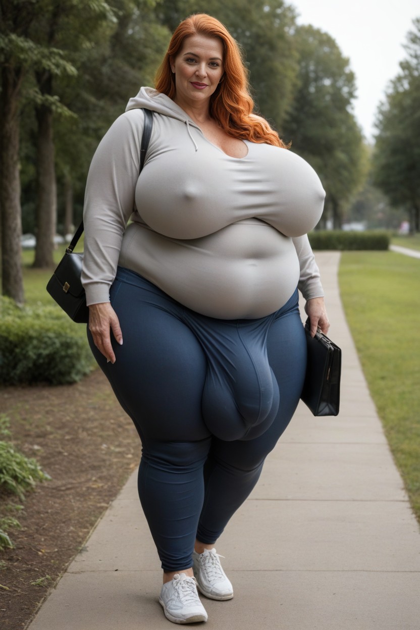 Massive Huge Flaccid Hyper Bulge, 60+, Boobs AI Porn
