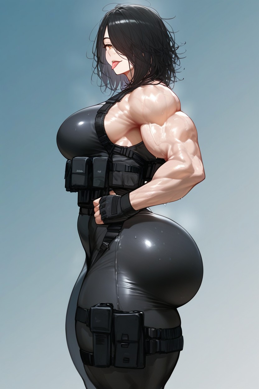 18+, Tomboy, Wide Hips Hentai AI Porn