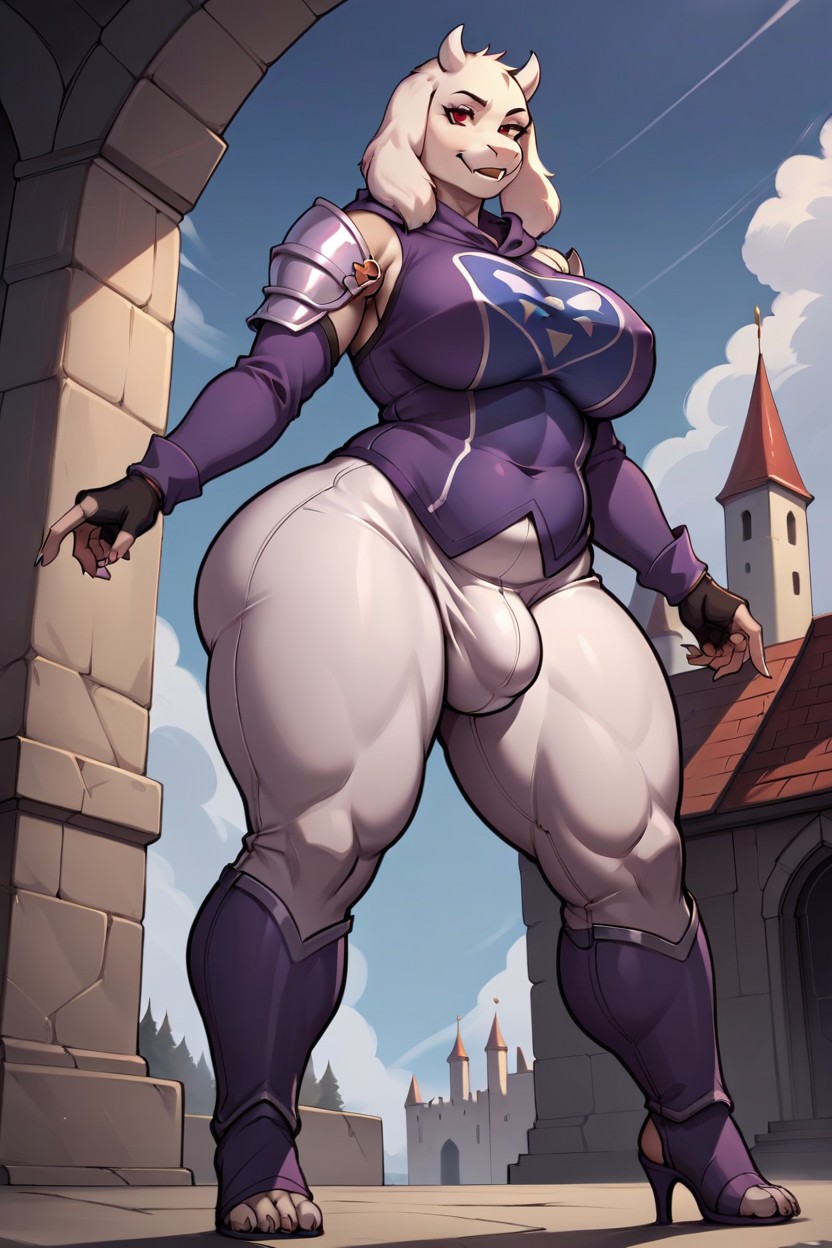 Large Breasts, 全身, Long Purple Sleeves AI兽人黄片