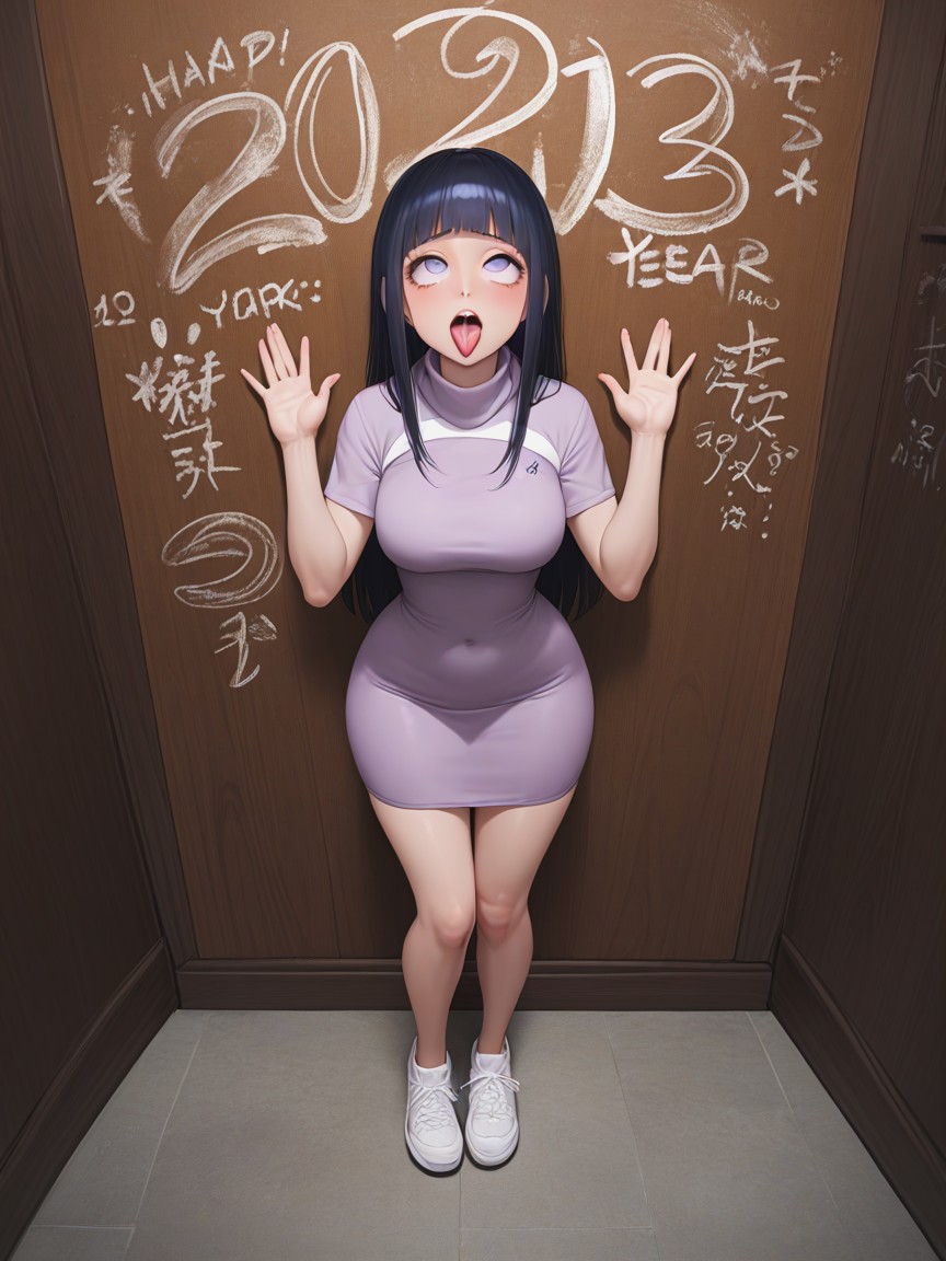 Vestido Tubo Ajustado, 18+, Drooling Porno IA