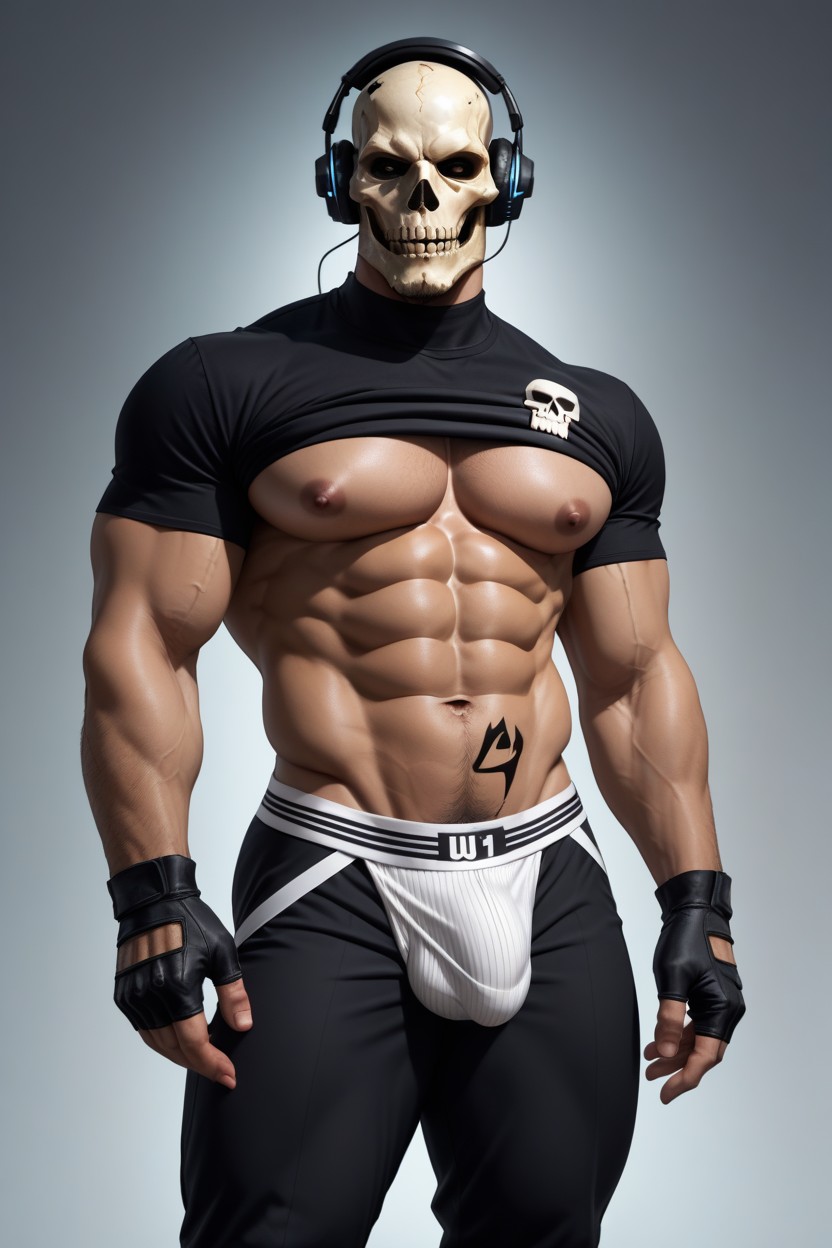 Meme, Tattoo, Navel Hair AI Gay Porn