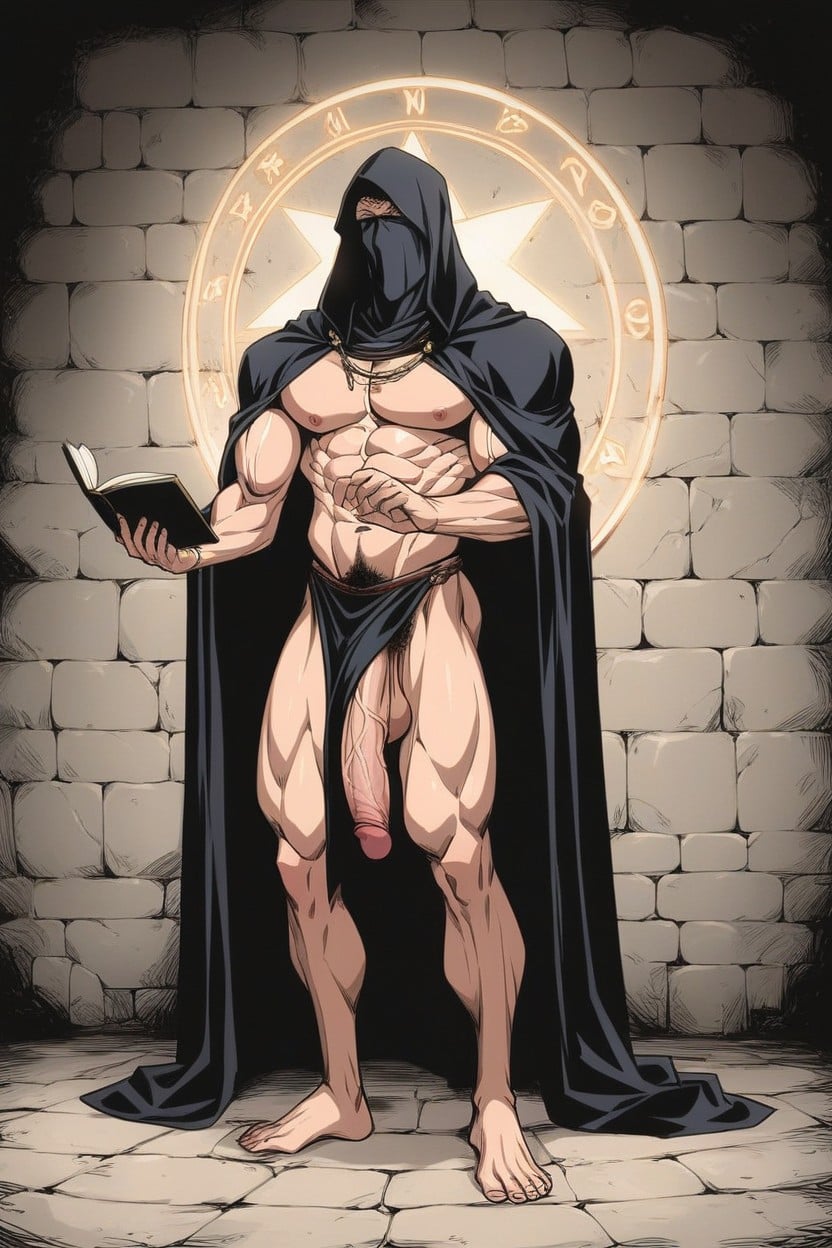 Medieval Fantasy, Wind In Hair, Baggy Hood AI Gay Porn