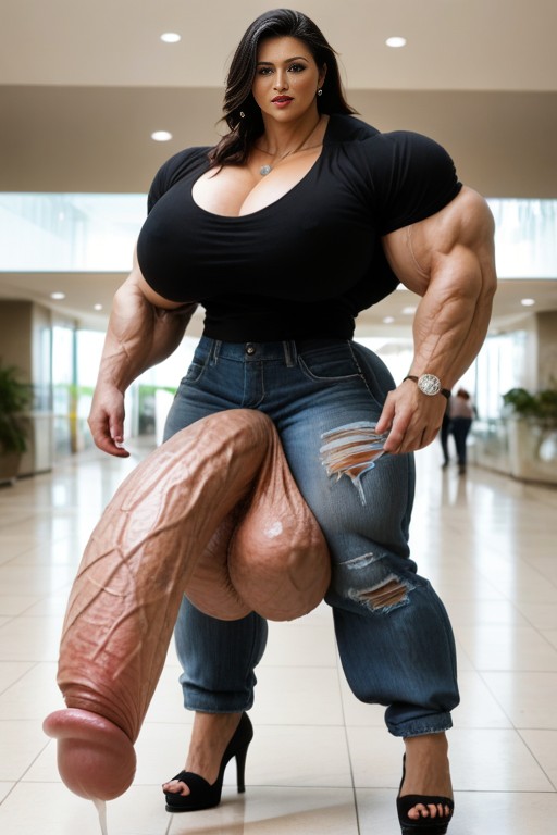 Lipstic, Hyper Gigantic Massive Thick Penis, Pre-cum Porno shemale IA