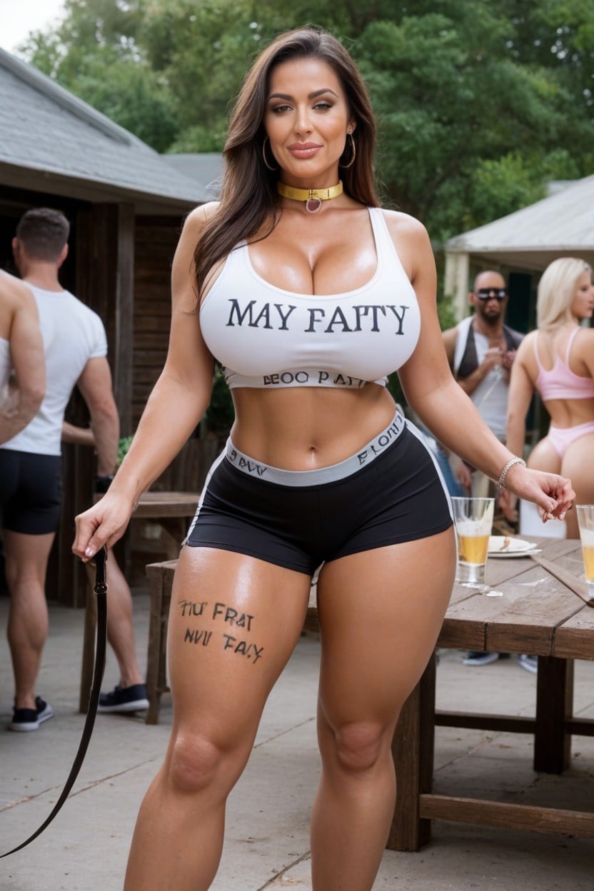 Absolutely, Collar (restraints), Thick MILF AI Porn