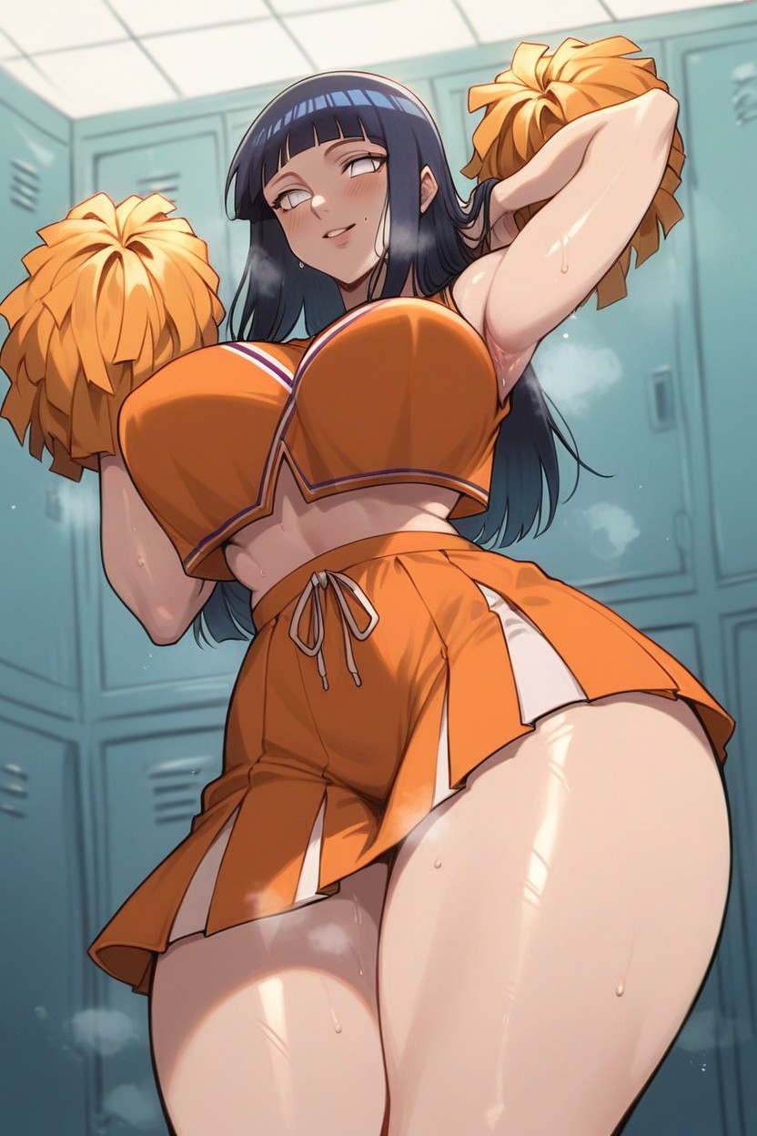 Cheerleader, Locker Room, Steam Hentai AI Porn