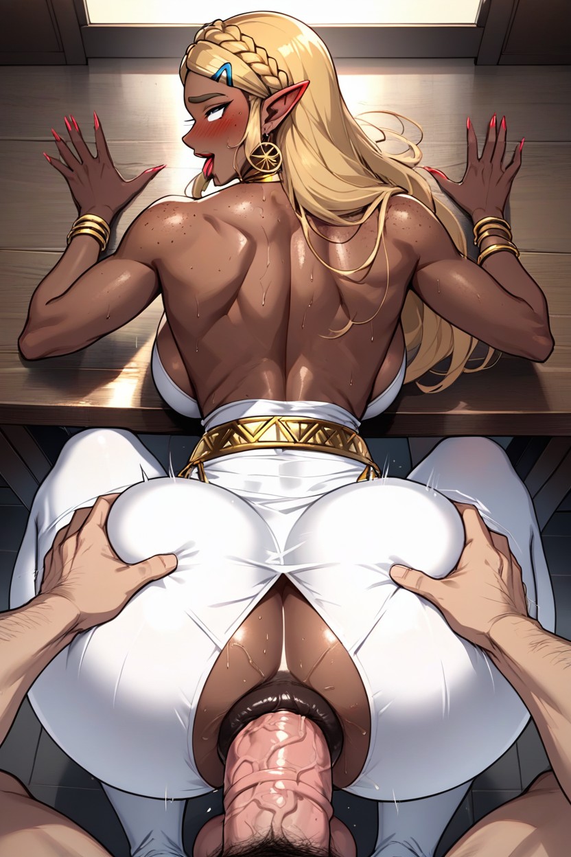 Shaking Orgasm, Extra Long Cock, Perfect Body Hentai AI Porn