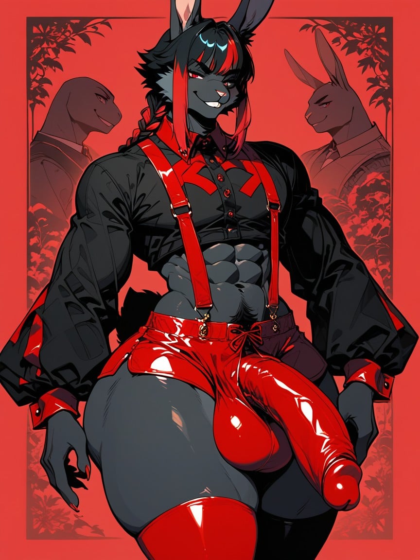 Bosse De La Bite, Casino Themed Esthetics, Pubic Hair Porno IA Furry