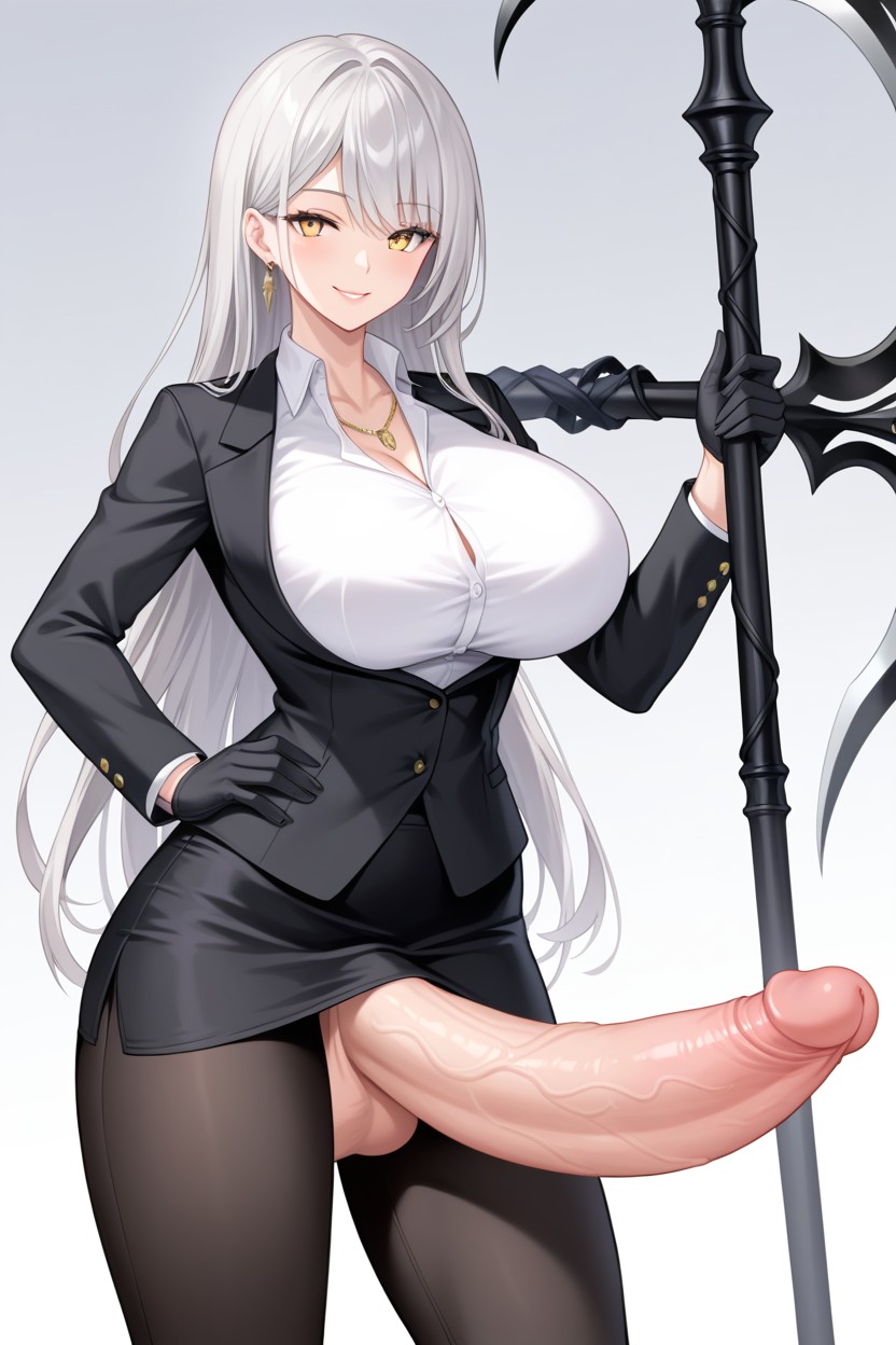 Diphallism, Shirt, Jewelry Shemale AI Porn
