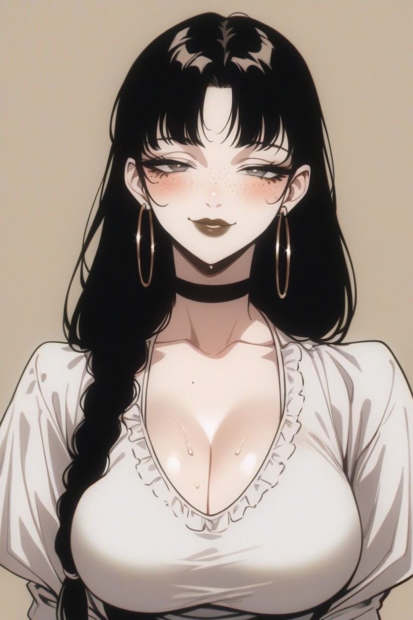 Zoom In On Face, Blush, Pale Skin Hentai AI Porn