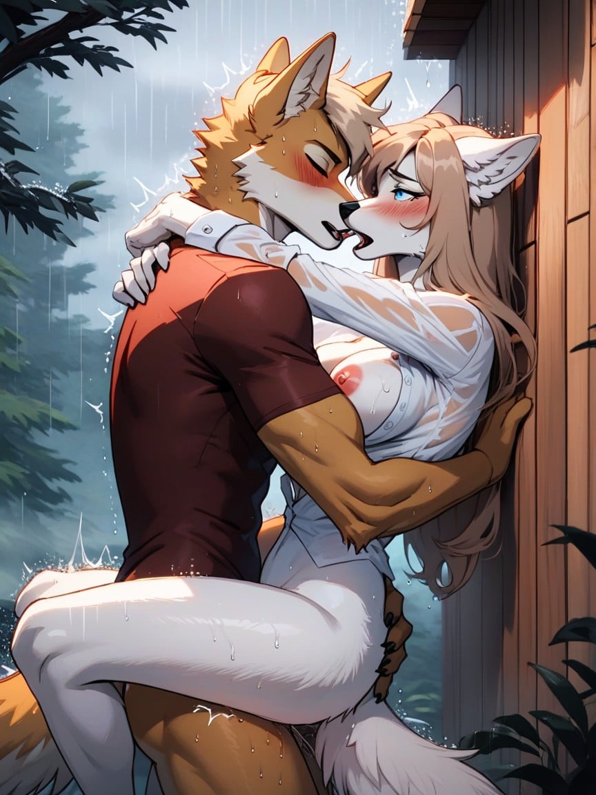 18+, Side View, Legs Spread Sex Furry AI Porn