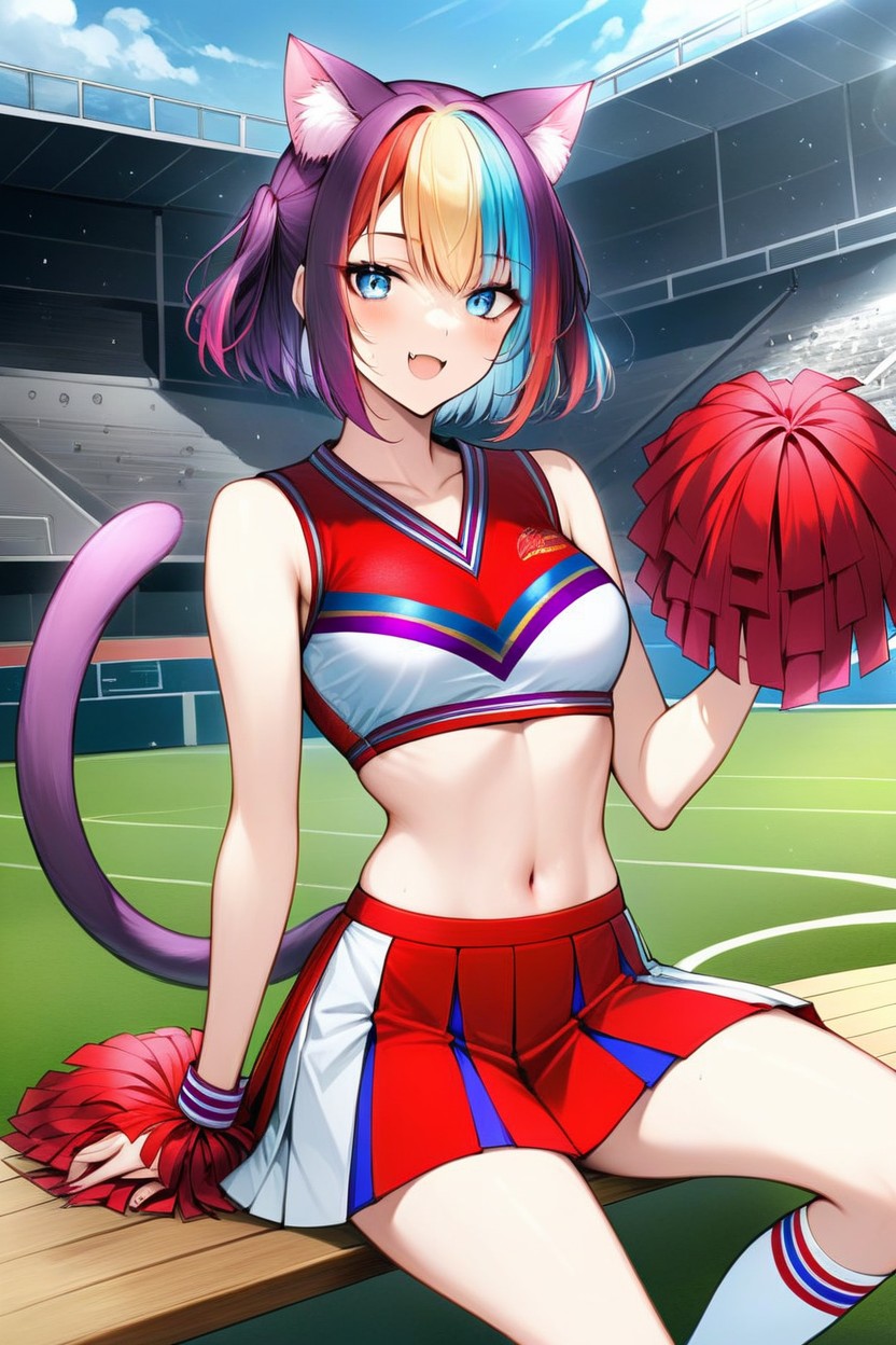 Short Length, High Resolution, Cat Ears AI Porn