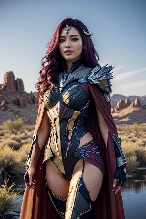 Purple Hair, Four Out Of Five Face, Elf Princesskelly Hu AI Porn