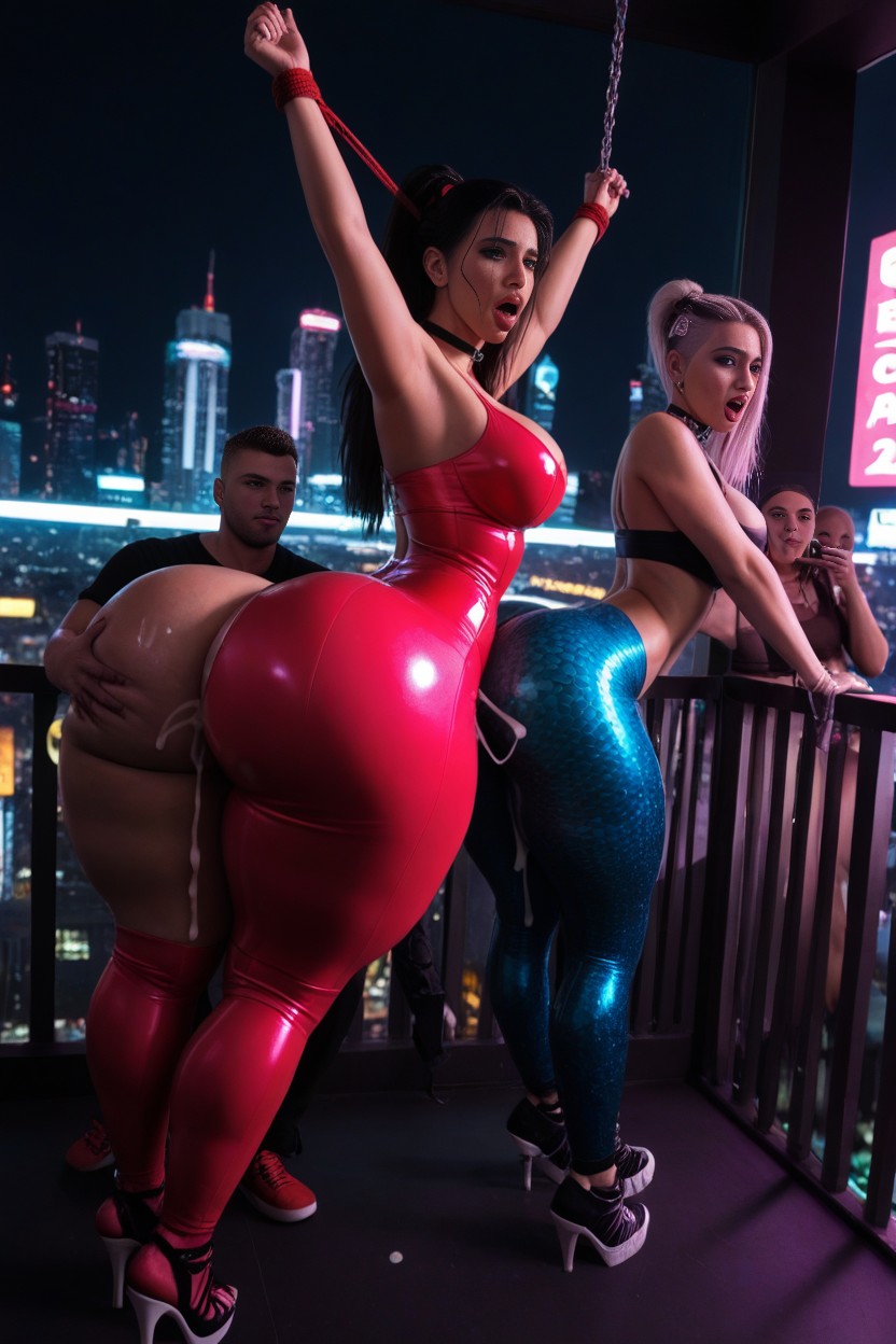 Harem, Bimbo, Blue Eyes AI Porn