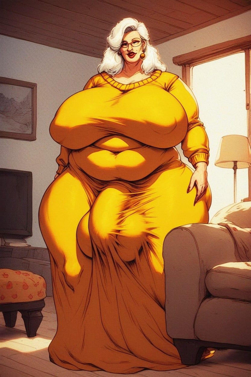 Sweater, Milf, Long Dress AI Porn