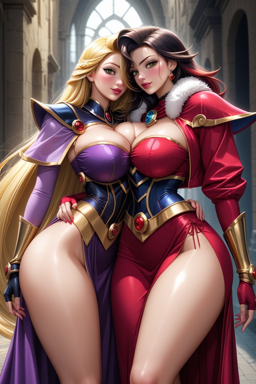 Huge Horns, Gold Belts, Hands On Hips Hentai IA