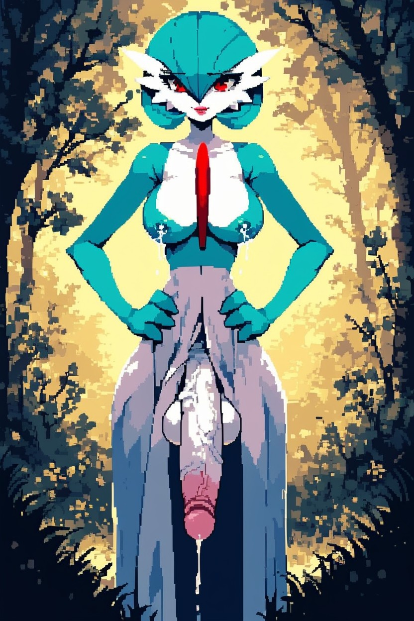 Specular, No Clothing Gardevoir, Leaking Milk Out Of Nipples Shemale AI Porn