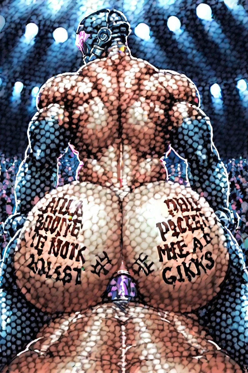 Dick In Ass, Bottom On Top, Extremely Large Ass AI Gay Porn