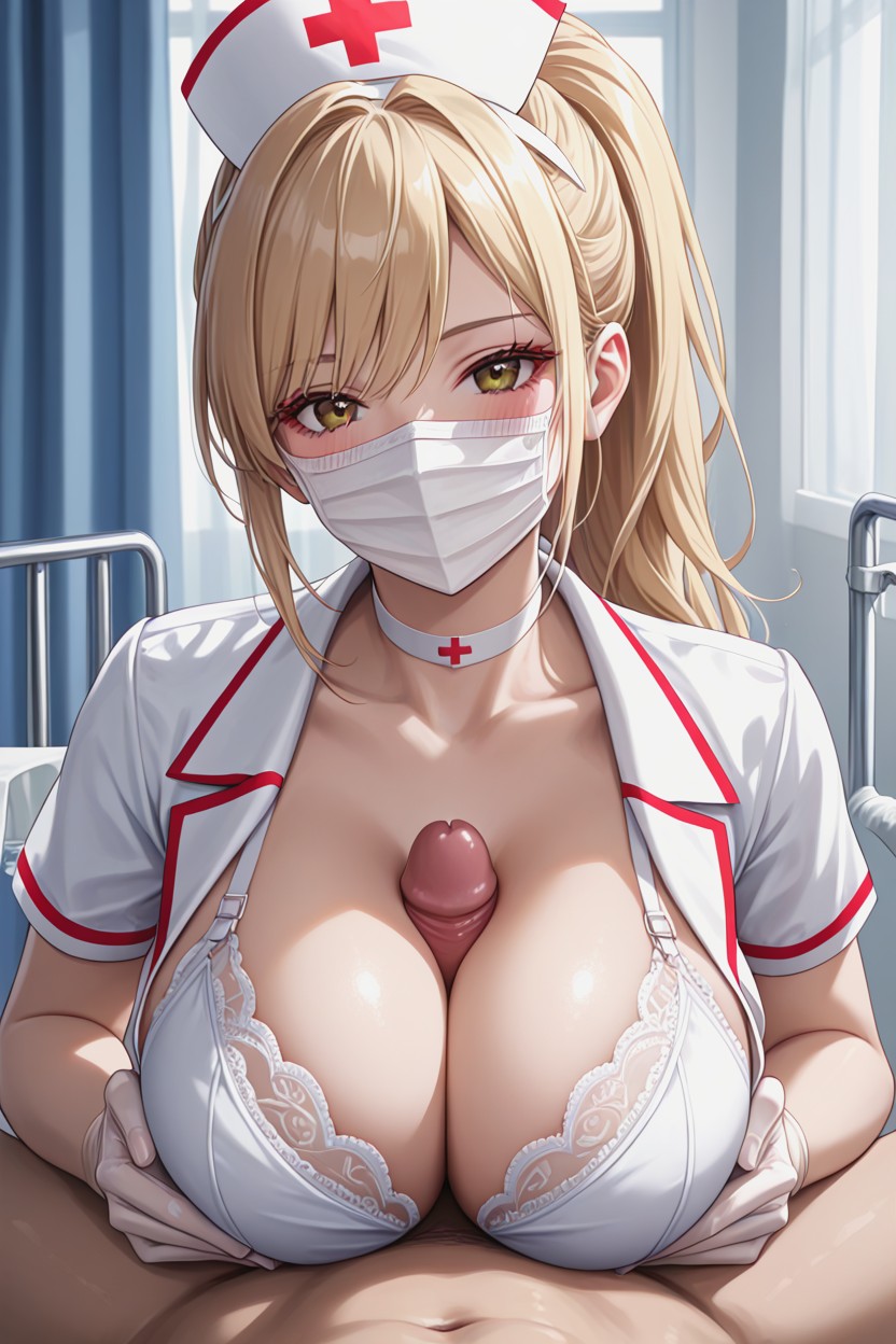 Embarrassed , Makeup, Detailed Beautiful Face AI Porn