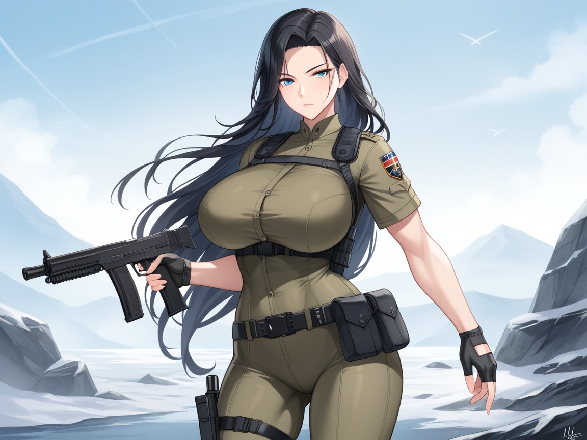 Crop Top, Tight Clothes, Belt Hentai AI Porn