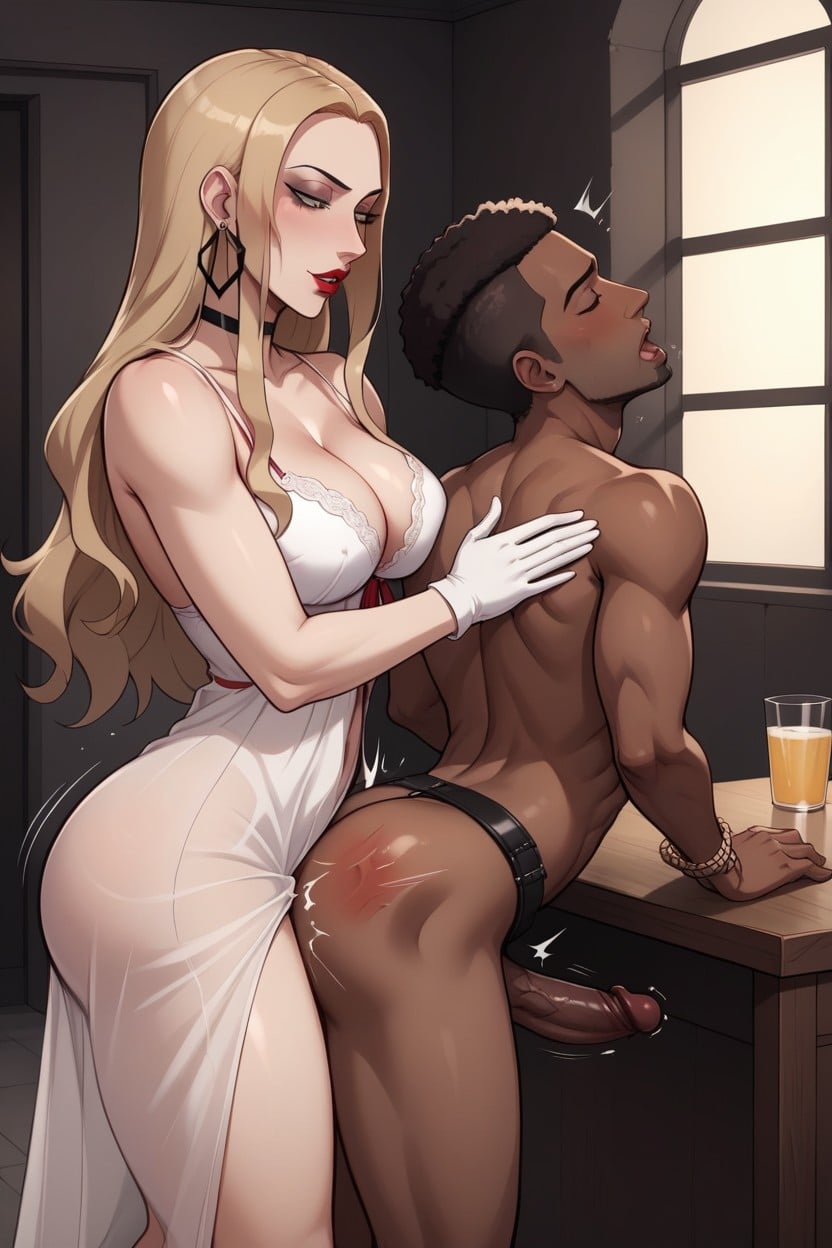 Spanking, African Man Getting Pegged, Sound Effects Hentai AI Porn