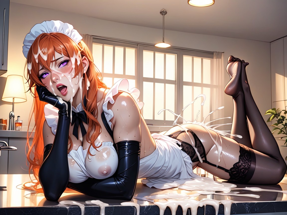 Stockings, High Resolution, Squirting Everywhere Hentai AI Porn