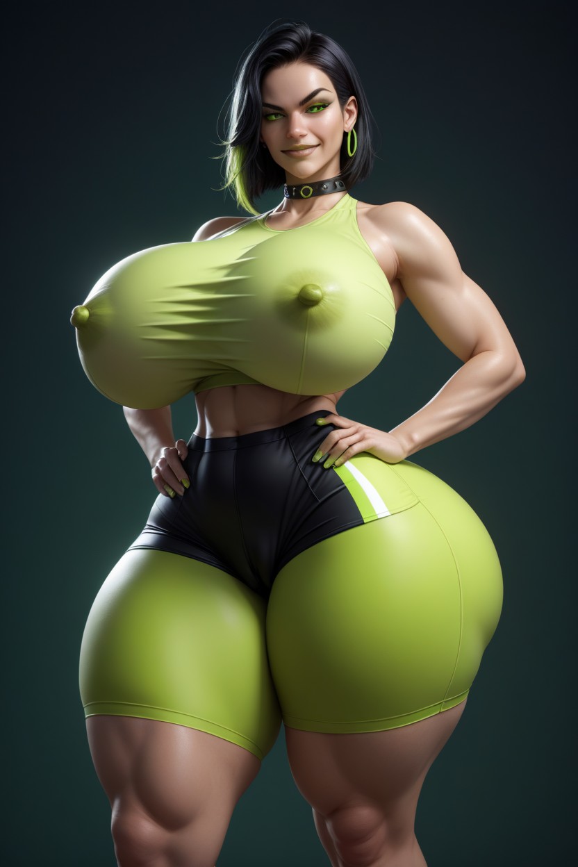 18+, Front View, Exaggerated Gigantic Massive Ass AI Porn