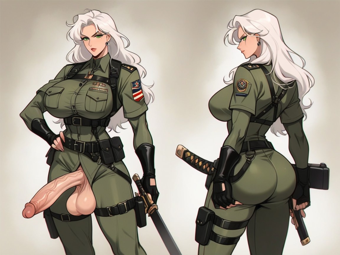 Waist, Belt, Front View Hentai AI Porn