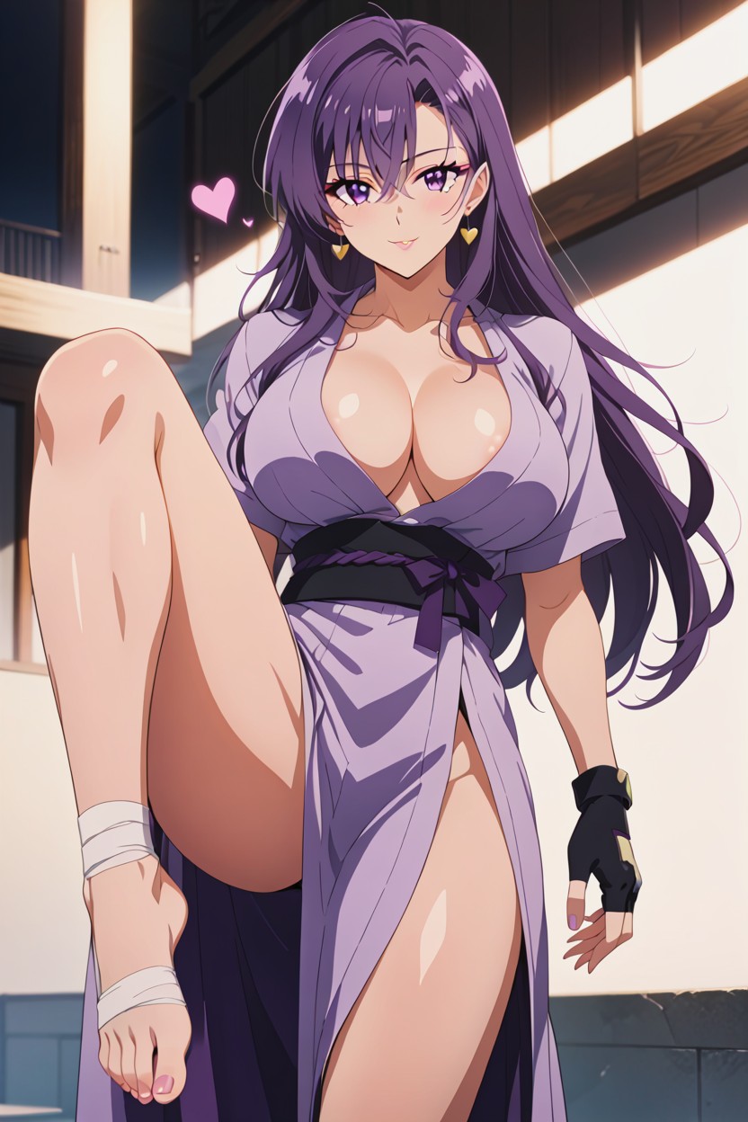 18+, Long Hair, Heavy Breasts AI Porn