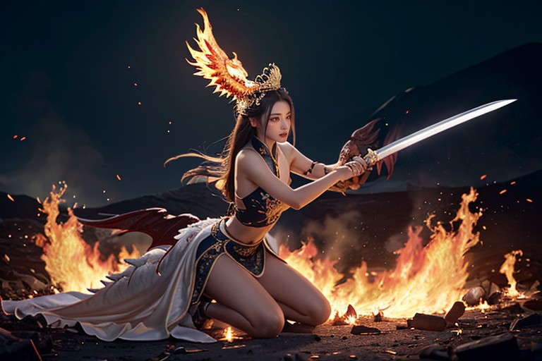 Dynamic Lighting, 18+, Erotic Power Asiatischer KI Porno