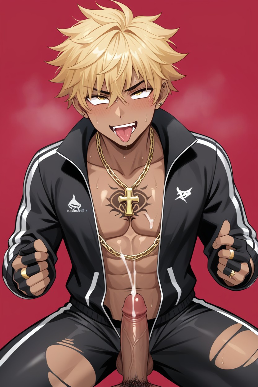 Rings, 18+, Blonde Hair AI Gay Porn