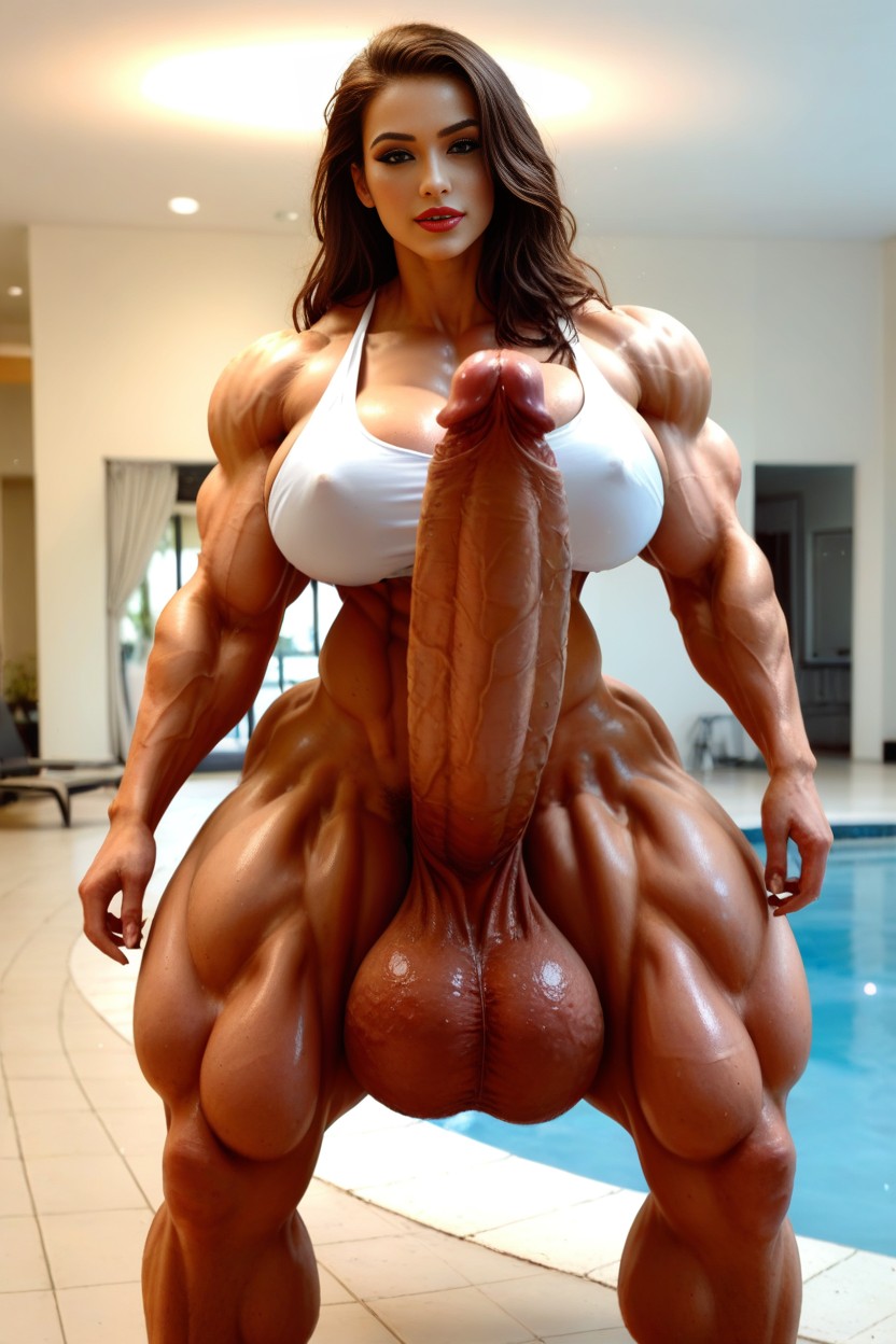 Looking At Viewer, Gigantic, Giantess Shemale AI Porn