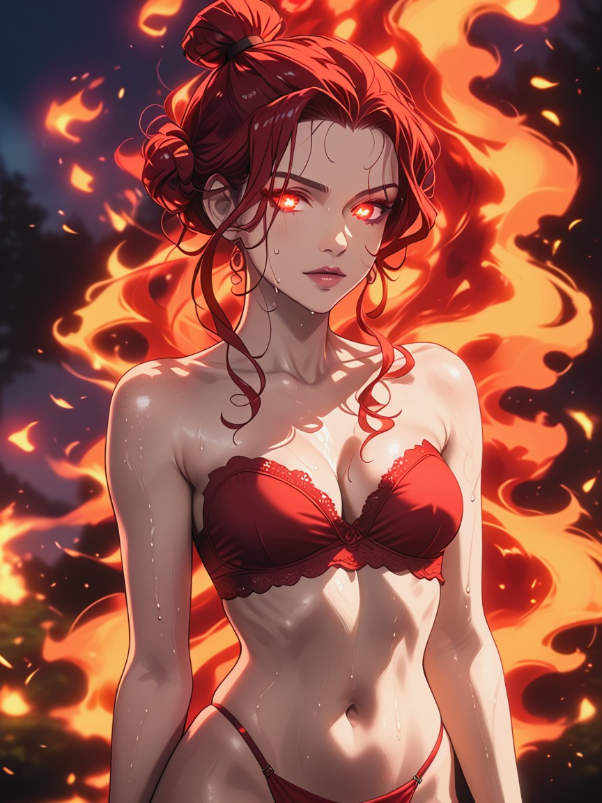 Strapless Bra, Model Pose, High Resolution Hentai AI Porn