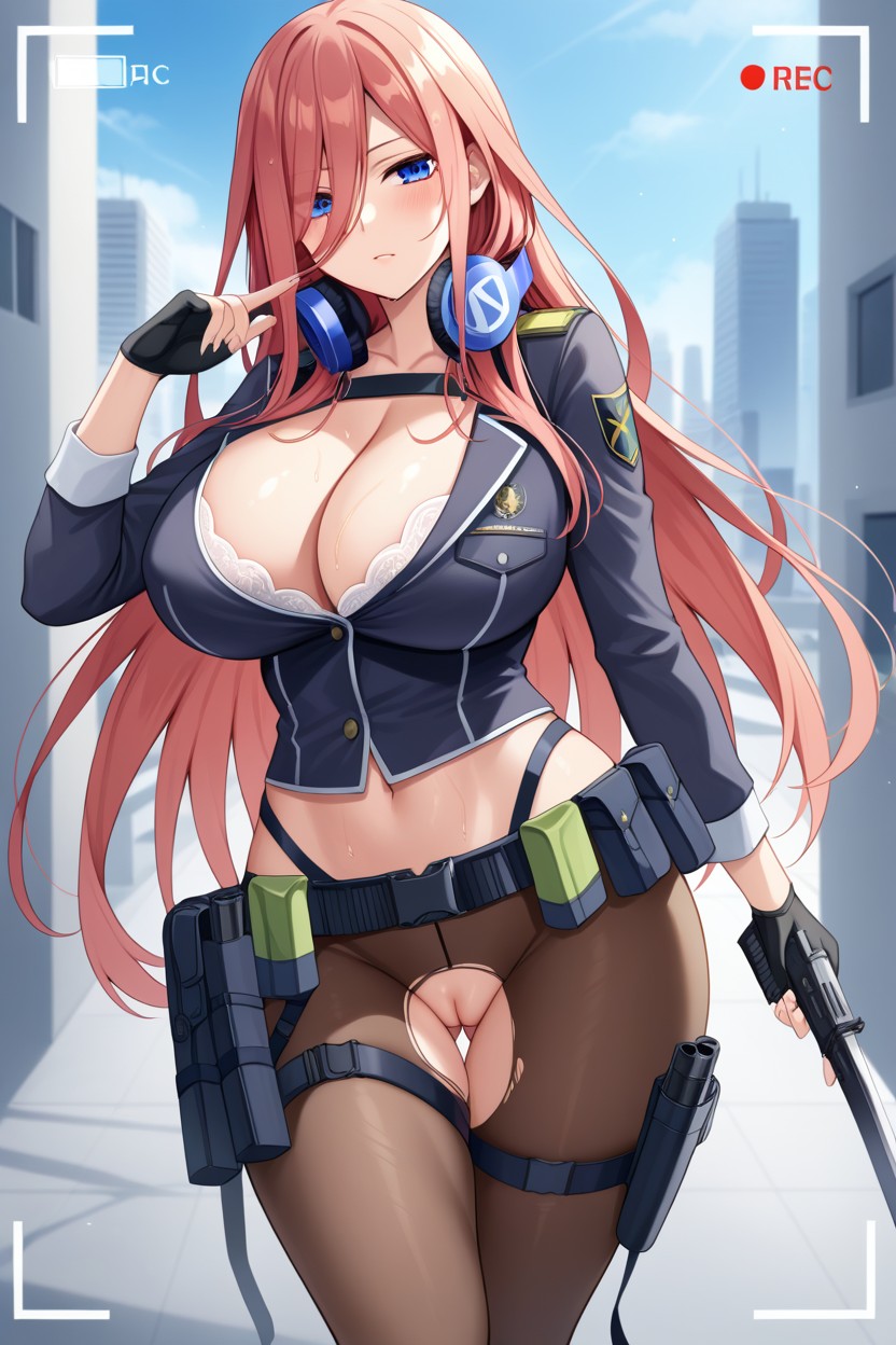 Long Hair, Pussy Shot, Nakano Miku From Gotoubun No Hanayome Hentai AI Porn