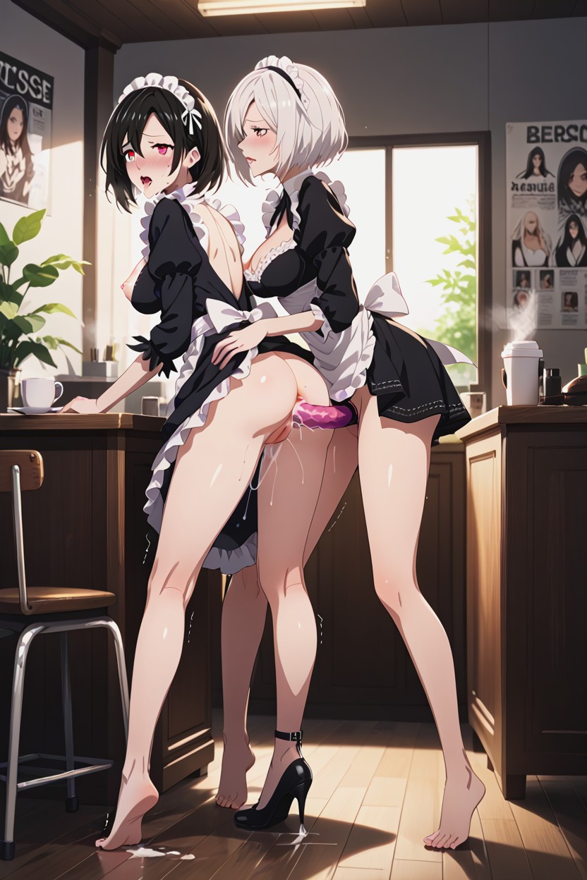 Deep Blush, Anal Creampie, Pencil Legs Hentai AI Porn