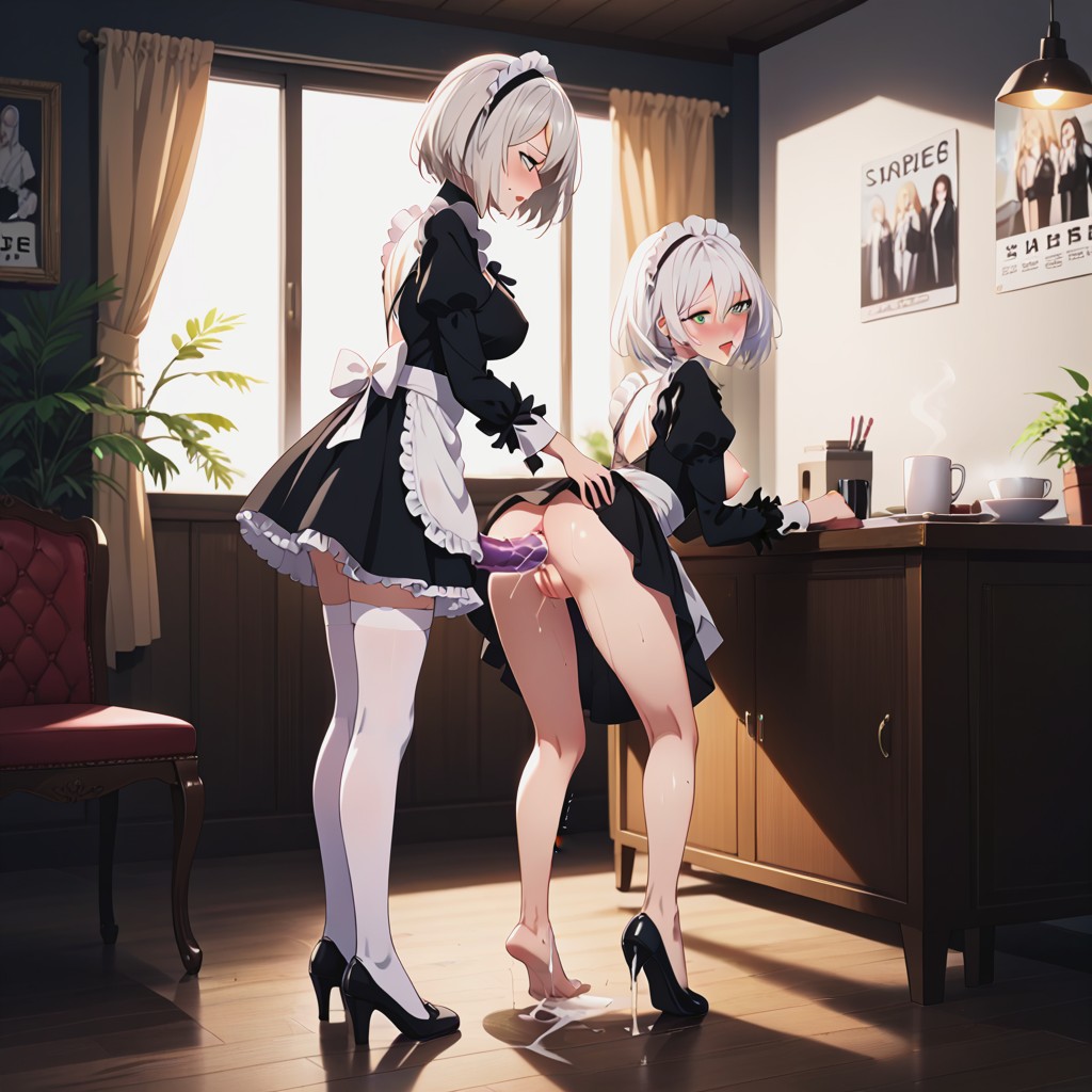 Shoe Dangle, Small Ass, Pencil Legs Hentai AI Porn