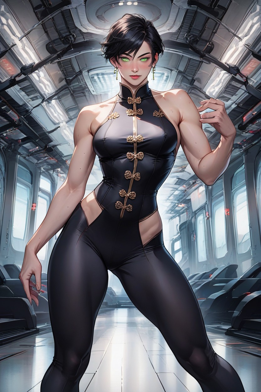 Tomboy, Hot, Detailed Body Hentai AI Porn