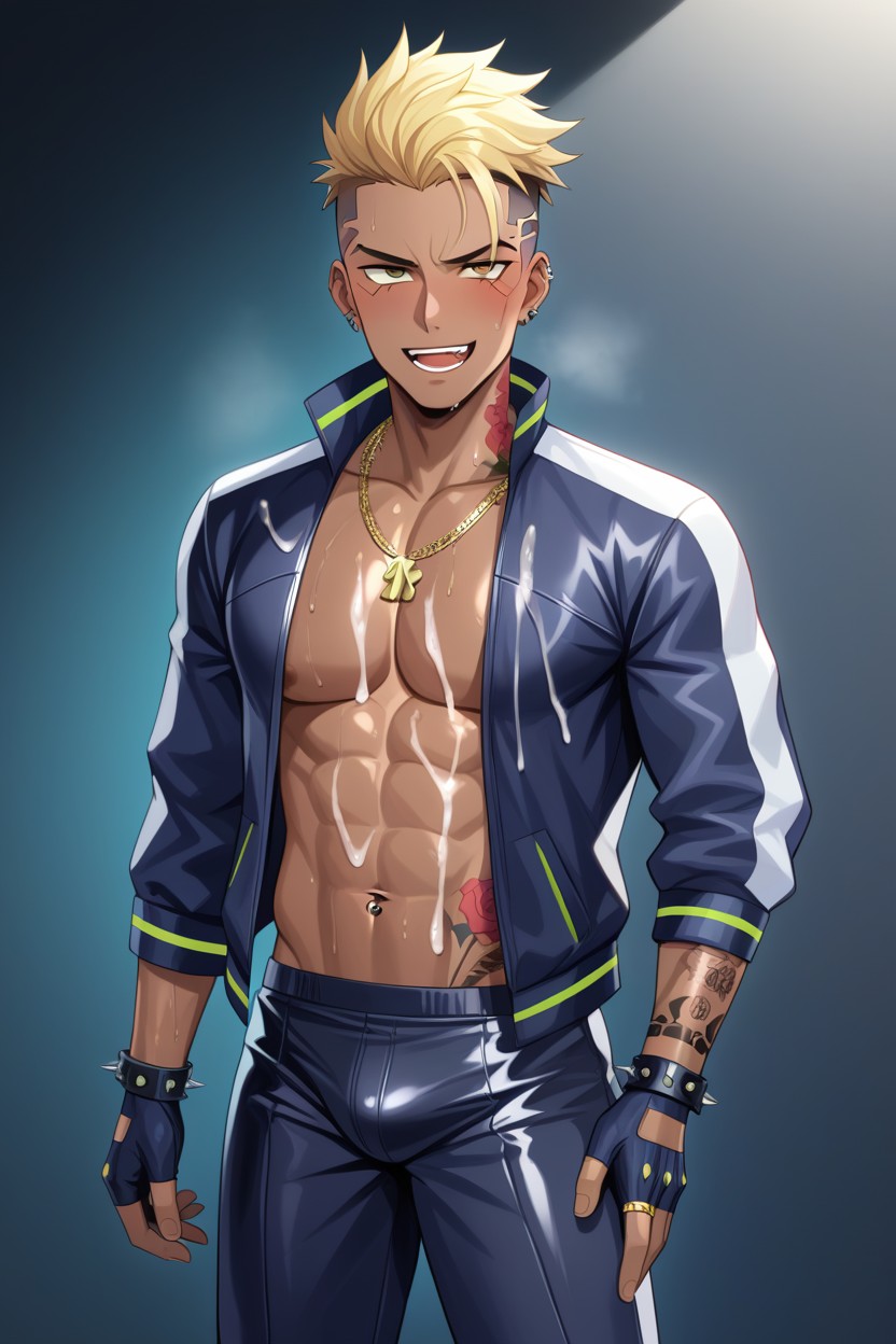 Piercings, Bored, Rings AI Gay Porn