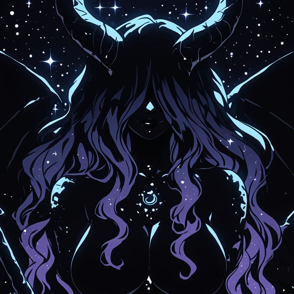 Midnight Black Skin, Ass Bigger Than Torso, Demonic Hentai AI Porn