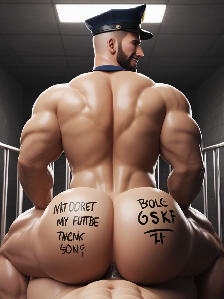 Rounded Ass, Fucking, Rear View AI Gay Porn