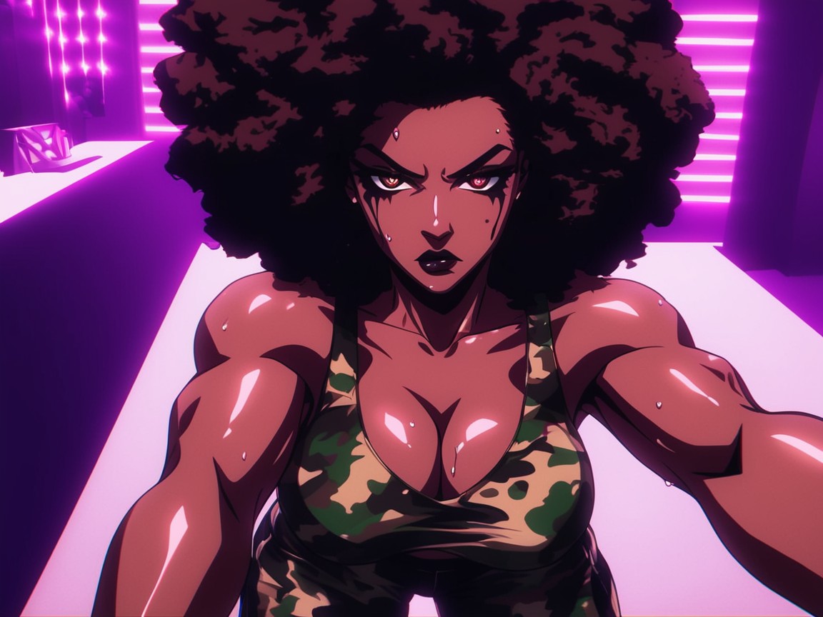 Strong Tight Hips, Top Down, Round Ass Width Hentai AI Porn