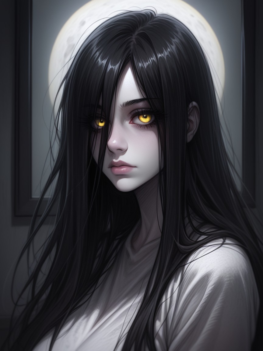 Sighing, Bored, Static Tv Screen Hentai AI Porn