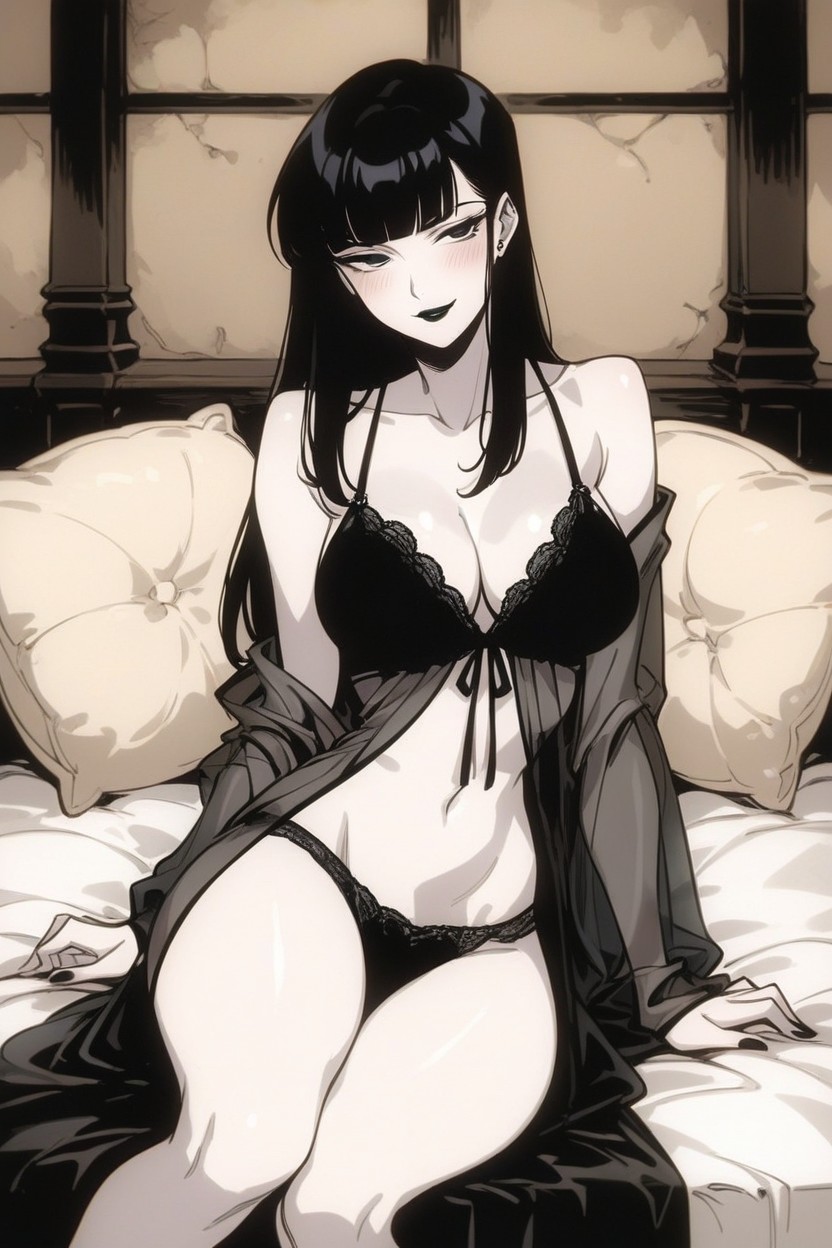Thick Thighs, Blush, Arched Back Hentai AI Porn