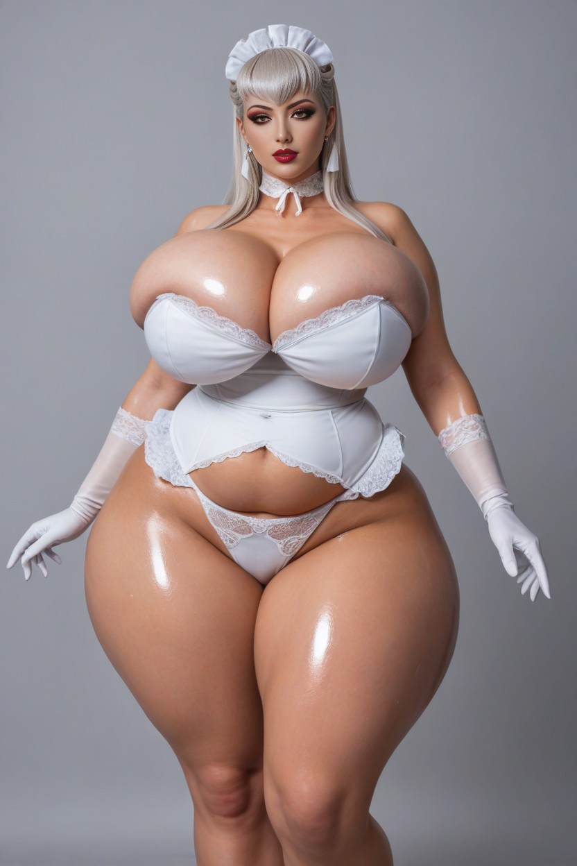 Thick, Hyper Gigantic Saggy Breasts, Kda Evelynn Signature Accessories AI Porn