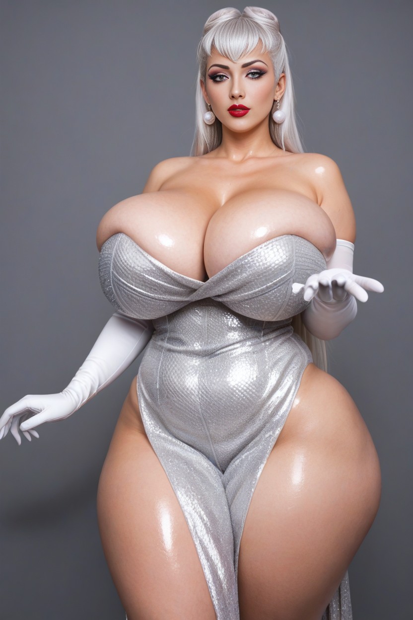 18+, Oiled Skin, Hyper Thick Thighs AI Porn