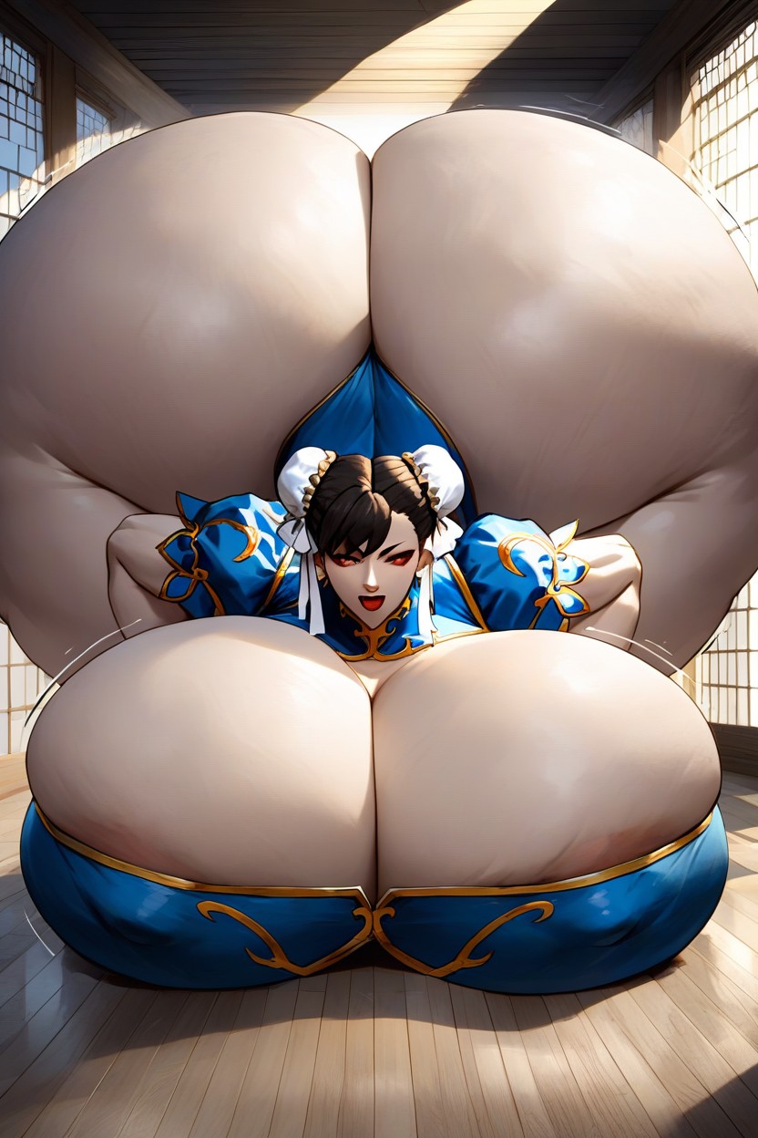 18+, Extreme Wide Hips, Extreme Colossal Ass Expansion AI Porn