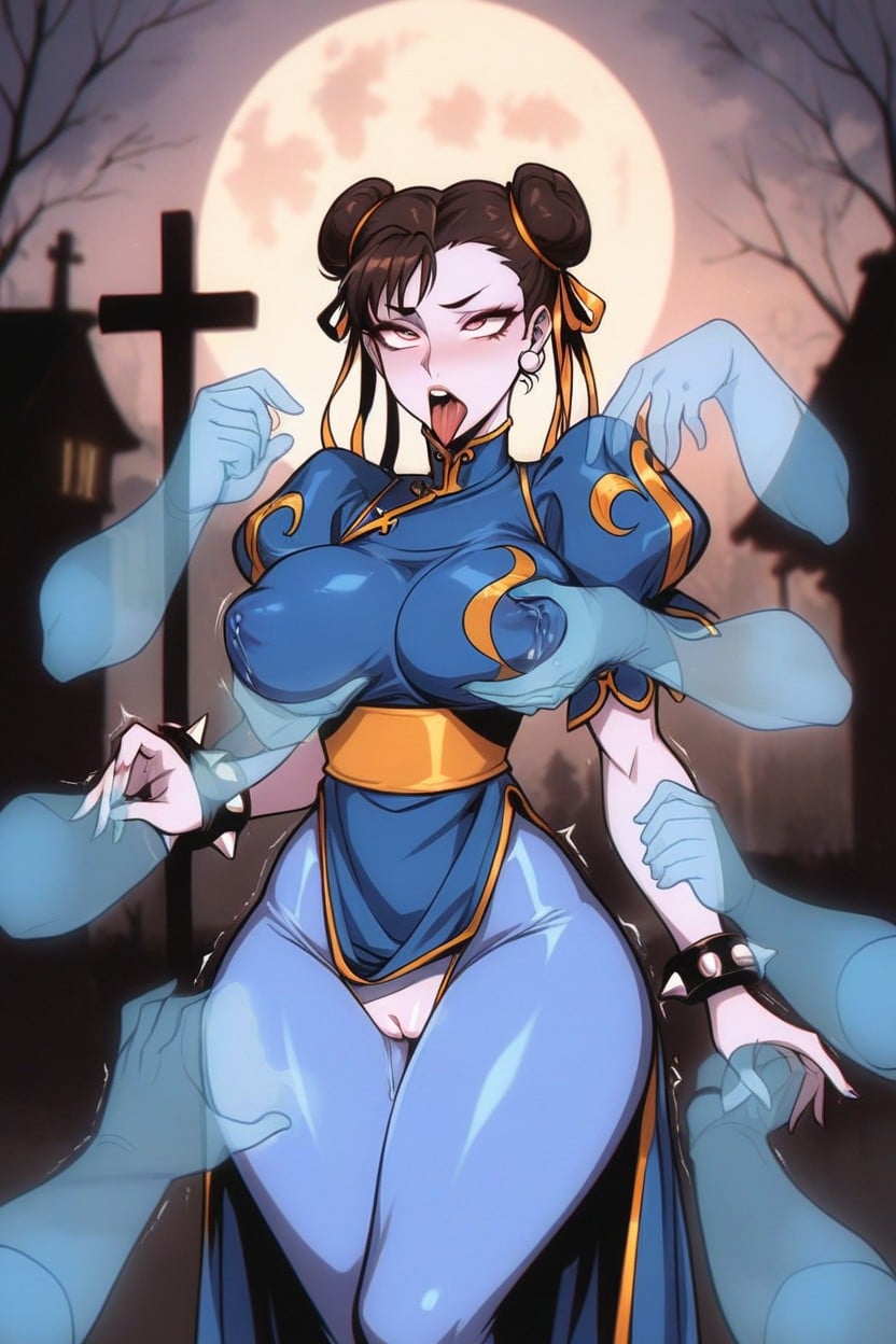 Huge Ass, Floating, Pussy Hentai AI Porn